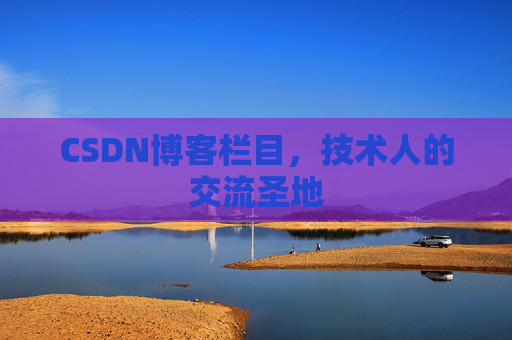 CSDN博客栏目，技术人的交流圣地